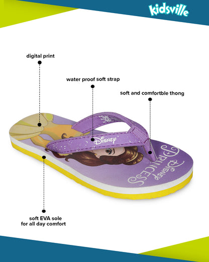 Disney Princess Flip-Flops For Kids Girls