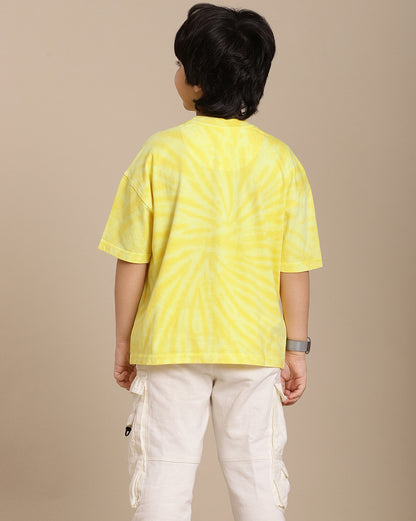 Sponge Bob Squarepants Printed Oversize Tshirt For Boys