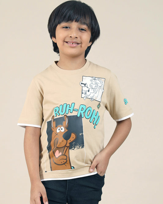 Scooby Doo Printed Regular Fit Tshirt For Boys