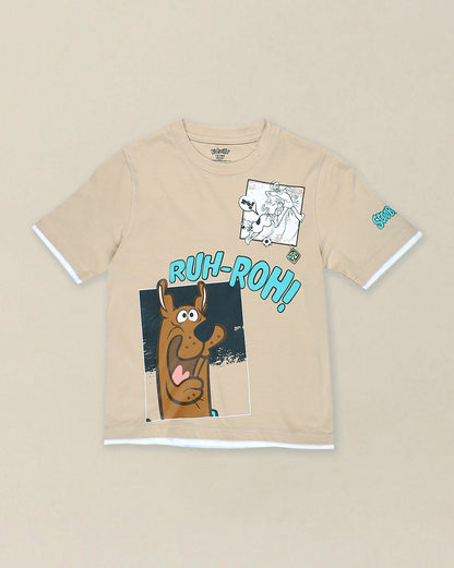 Scooby Doo Printed Regular Fit Tshirt For Boys