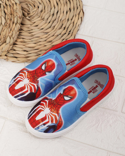 Spiderman Printed Canvas Shoes For Boys