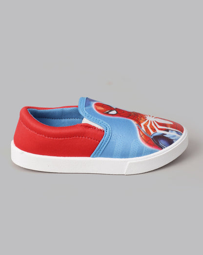 Spiderman Printed Canvas Shoes For Boys