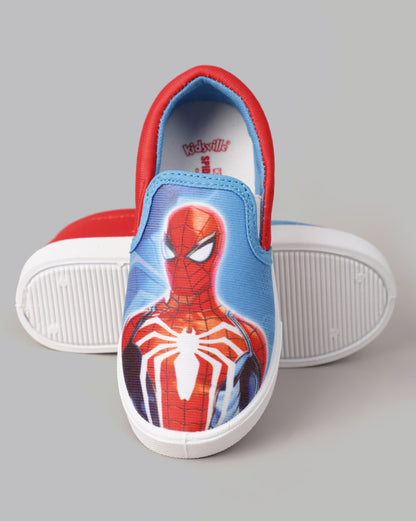 Spiderman Printed Canvas Shoes For Boys