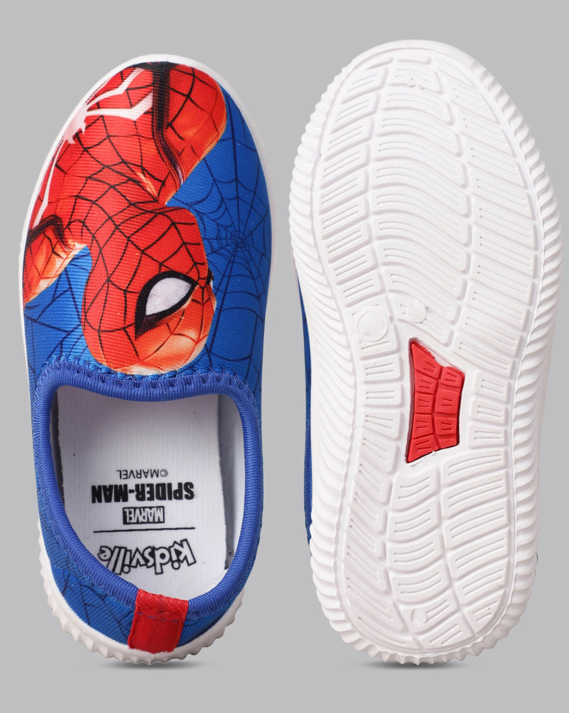 Spiderman Printed Lycra Shoes For Boys