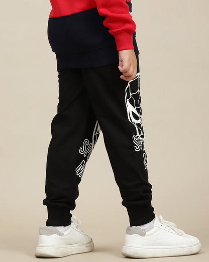 Spiderman Printed Regular Fit Jogger For Boys