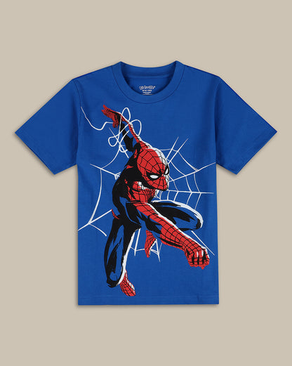 Spiderman Regular Fit Tshirt For Boys