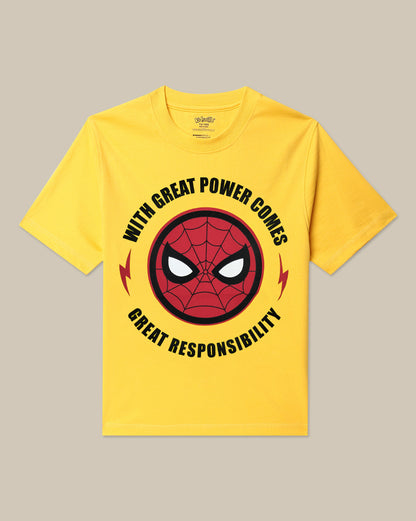 Spiderman Printed Tshirt For Boys