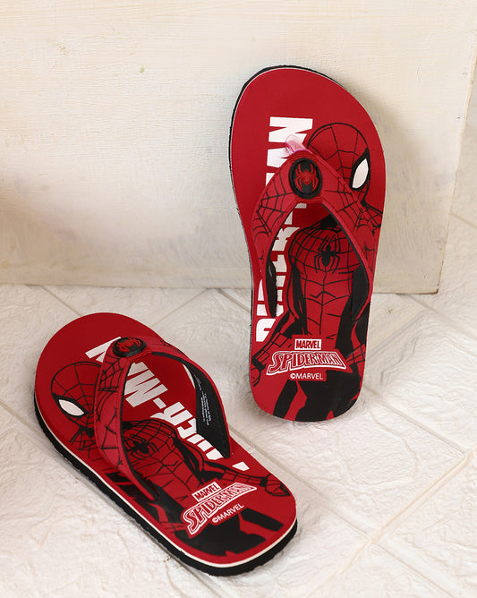 Spiderman Printed Flip-Flop For Kids Boys