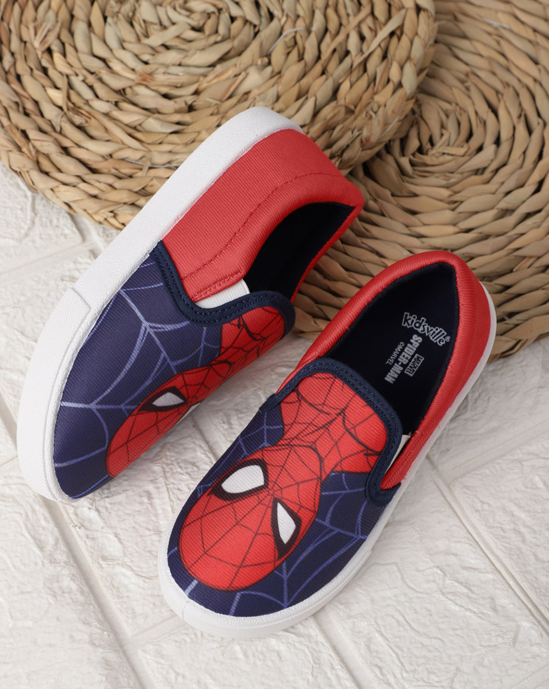 Spiderman Printed Canvas Shoes For Boys