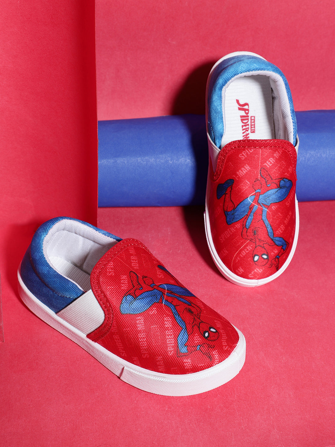 Spiderman Canvas Shoes For Kids Boys