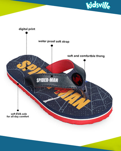 Spiderman Flip-Flops For Kids Boys