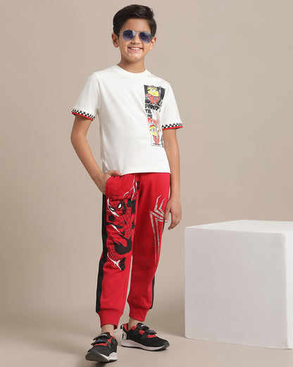 Spiderman Regular Fit Jogger For Boys