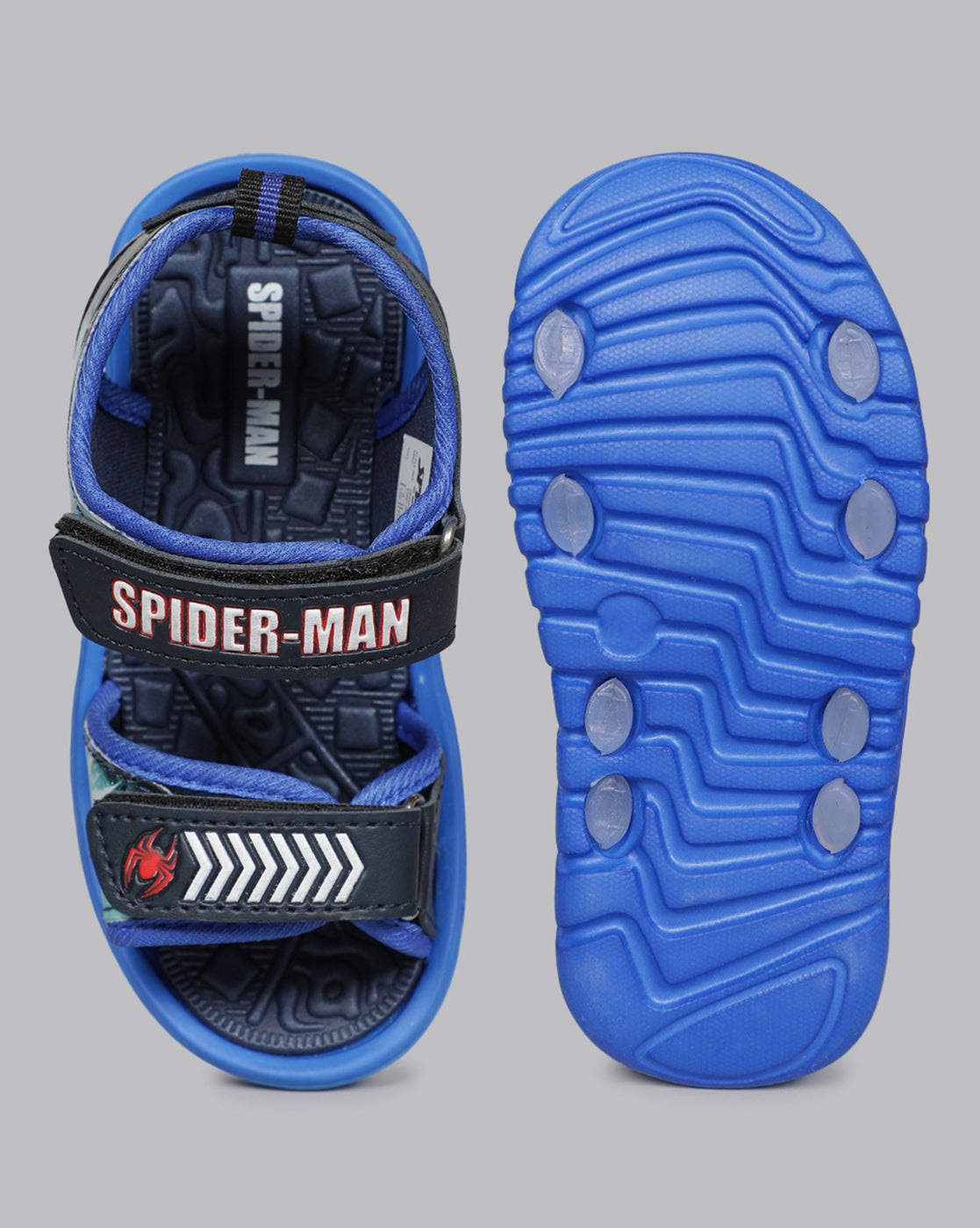 Kids Boys Spiderman Navy Sandals