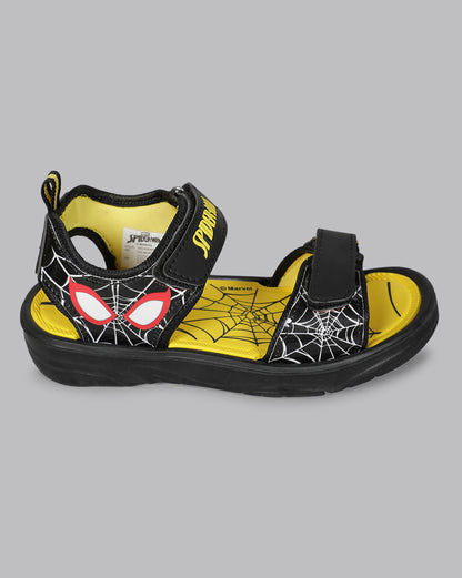 Kids Boys Spiderman Yellow Sandals