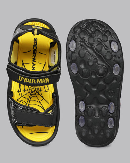 Kids Boys Spiderman Yellow Sandals