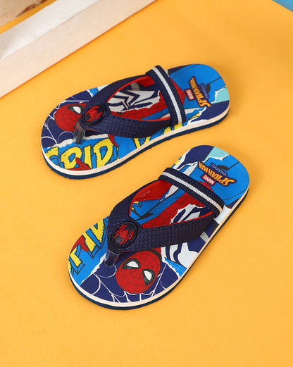 Spiderman Printed Flip-Flop For Kids Boys