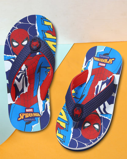 Spiderman Printed Flip-Flop For Kids Boys