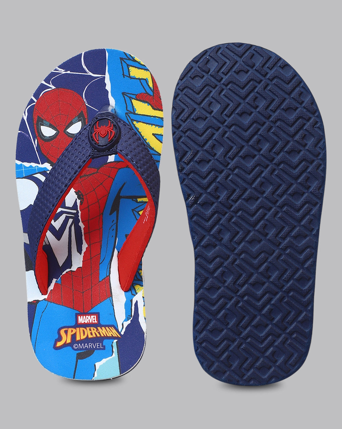 Spiderman Printed Flip-Flop For Kids Boys