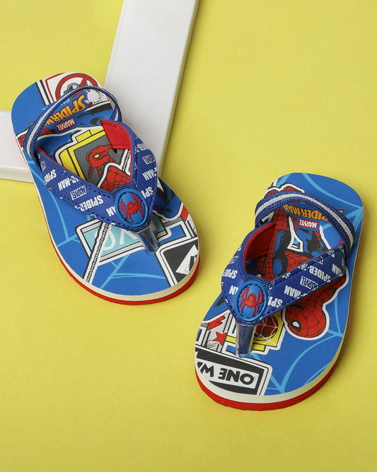 Spiderman Printed Flip-Flop For Kids Boys