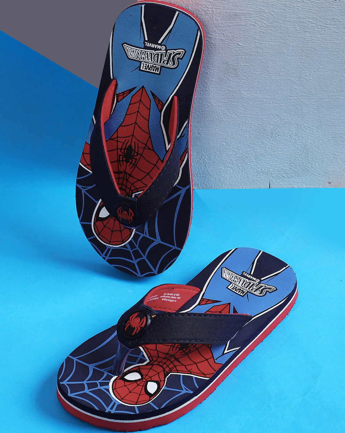 Spiderman Printed Flip-Flop For Kids Boys