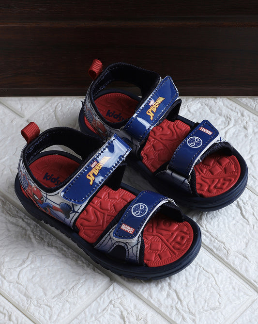 Spiderman Printed Sandals For Kids Boys