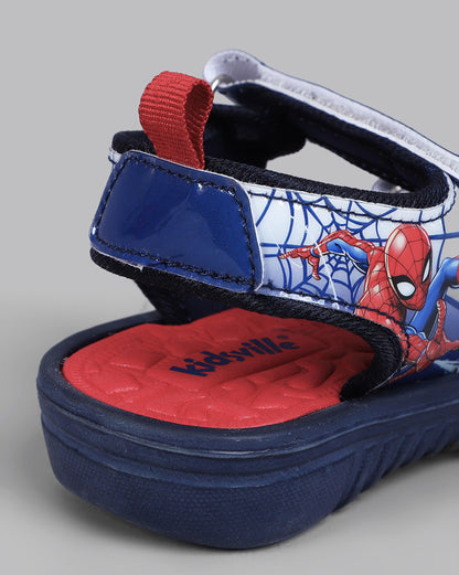 Spiderman Printed Sandals For Kids Boys