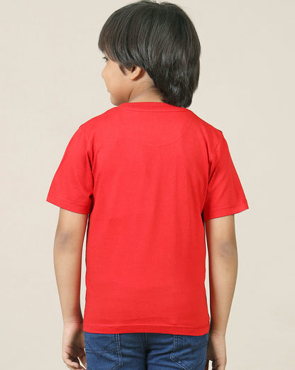 Spiderman Printed Regular Fit Tshirt For Boys