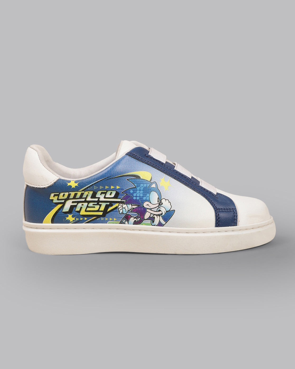 Kids Boys Sonic Classic Printed Royal Blue Shoes