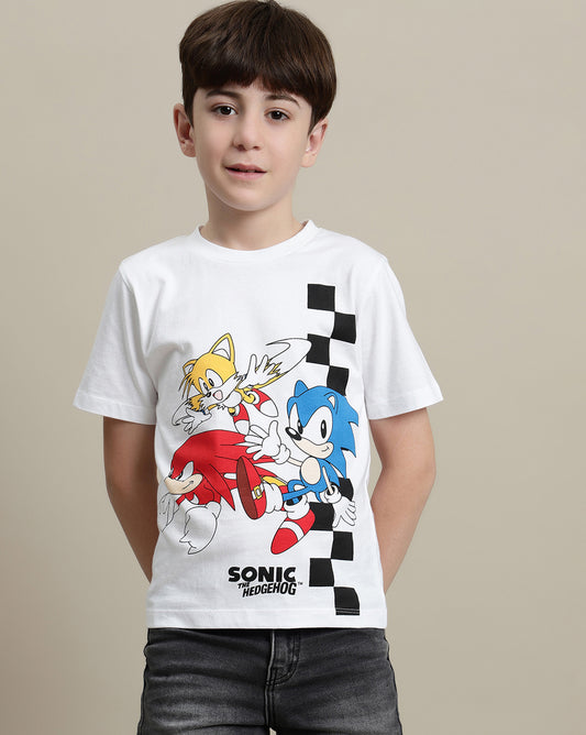 Sonic Classic Regular Fit Tshirt For Boys