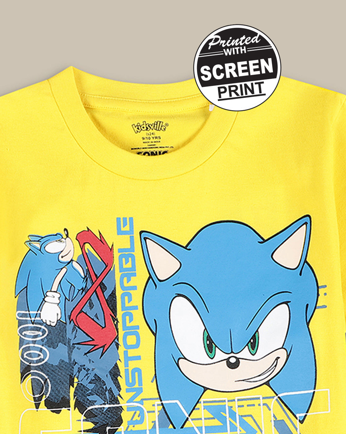 Sonic Classic Regular Fit Tshirt For Boys