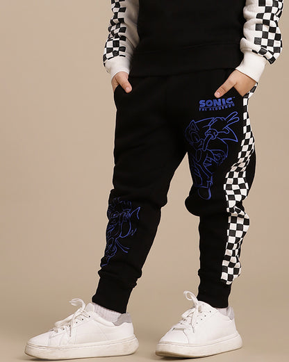 Sonic Modern Printed Regular Fit Jogger For Boys