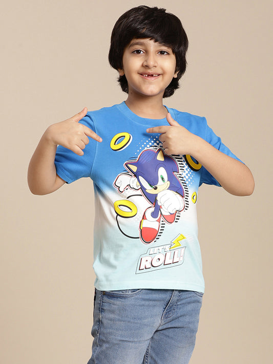 Sonic Modern Printed Regular Fit Tshirt For Boys