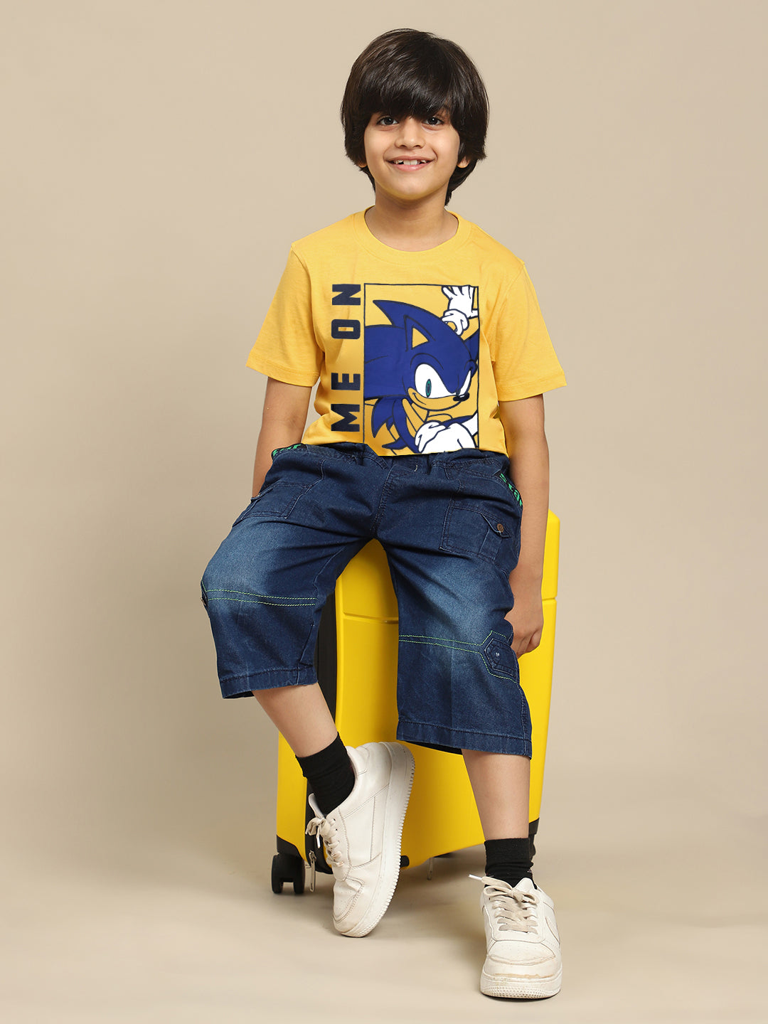 Sonic Modern Printed Regular Fit Tshirt For Boys