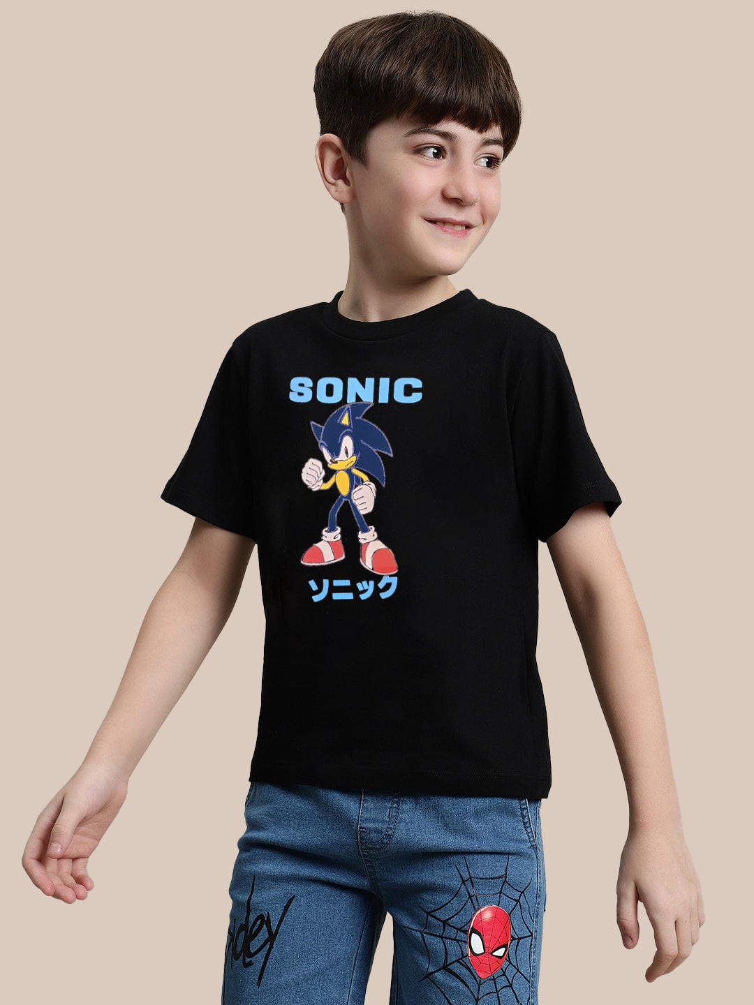 Sonic Modern Printed Regular Fit Tshirt For Boys