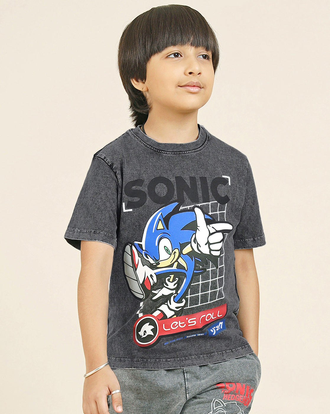 Sonic Modern Printed Regular Fit Tshirt For Boys