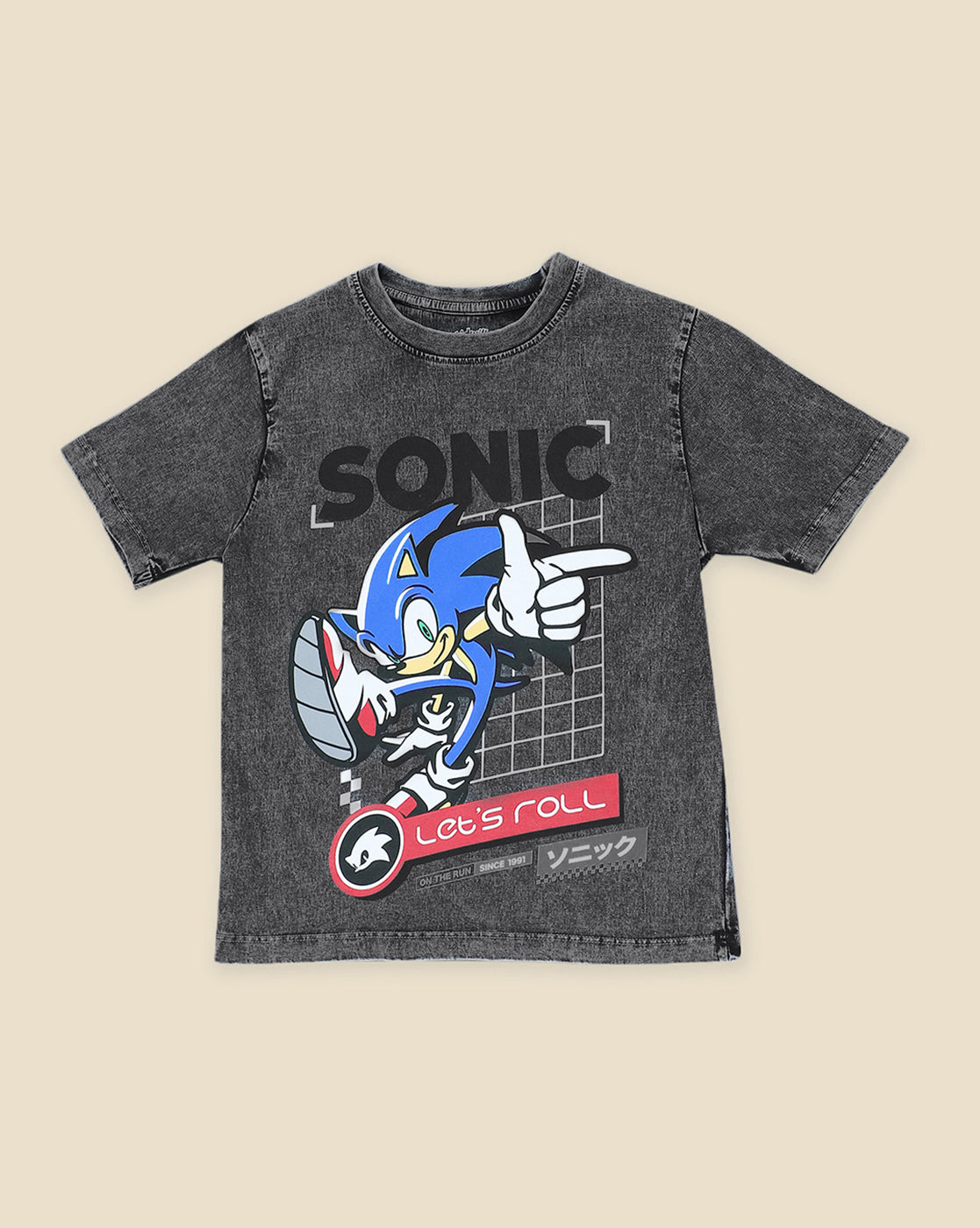 Sonic Modern Printed Regular Fit Tshirt For Boys