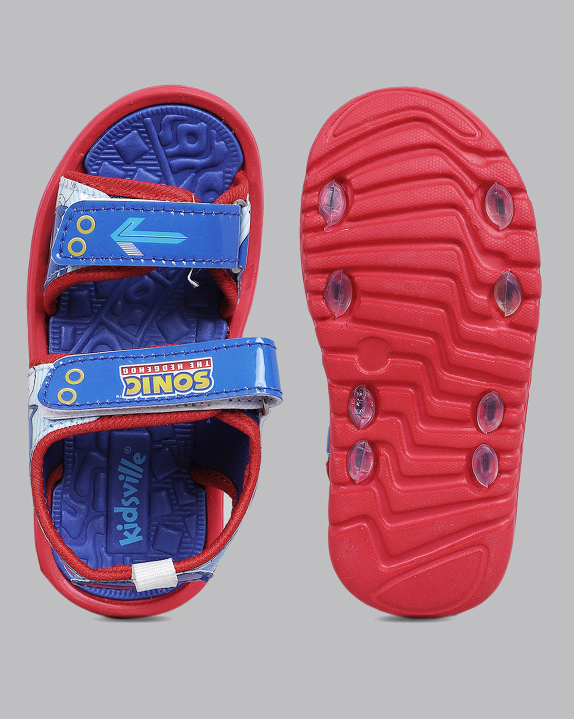 Sonic Modern Printed Sandals For Kids Boys