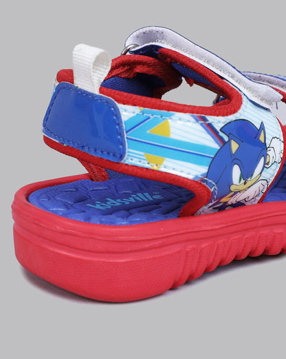 Sonic Modern Printed Sandals For Kids Boys