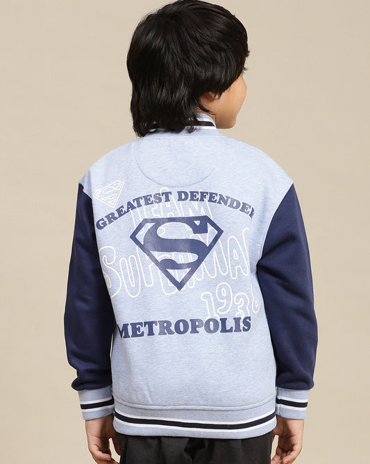 Superman Printed Jacket For Boys