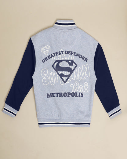 Superman Printed Jacket For Boys