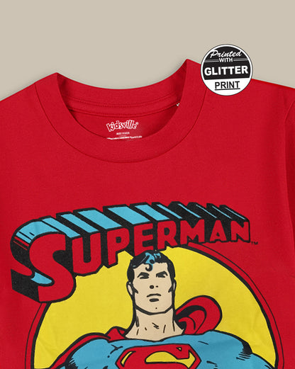 Superman Regular Fit Tshirt For Boys