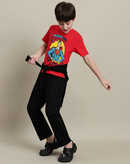 Superman Regular Fit Tshirt For Boys