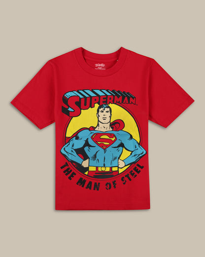 Superman Regular Fit Tshirt For Boys