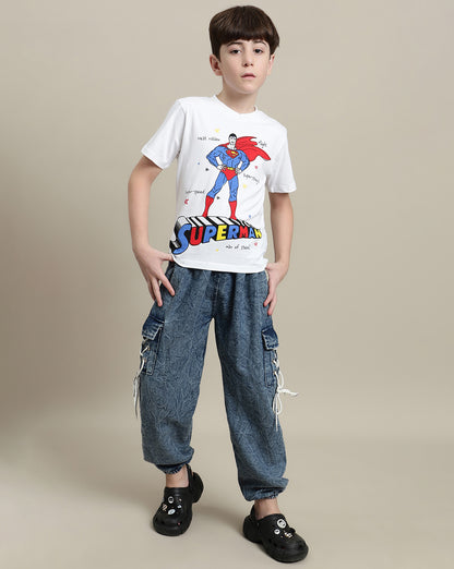 Superman Regular Fit Tshirt For Boys