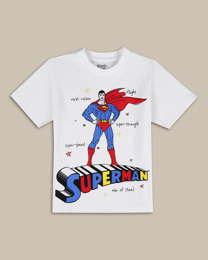 Superman Regular Fit Tshirt For Boys