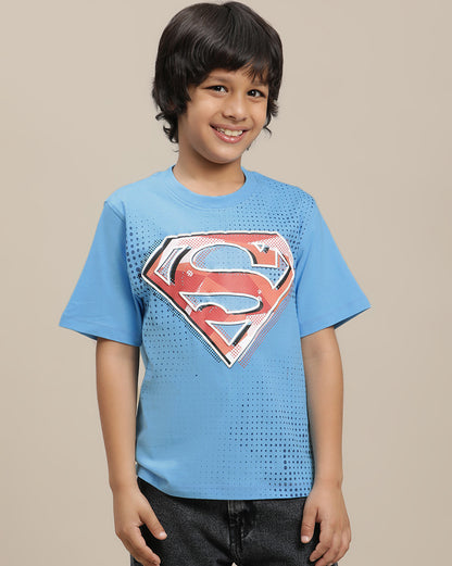 Superman Regular Fit Tshirt For Boys