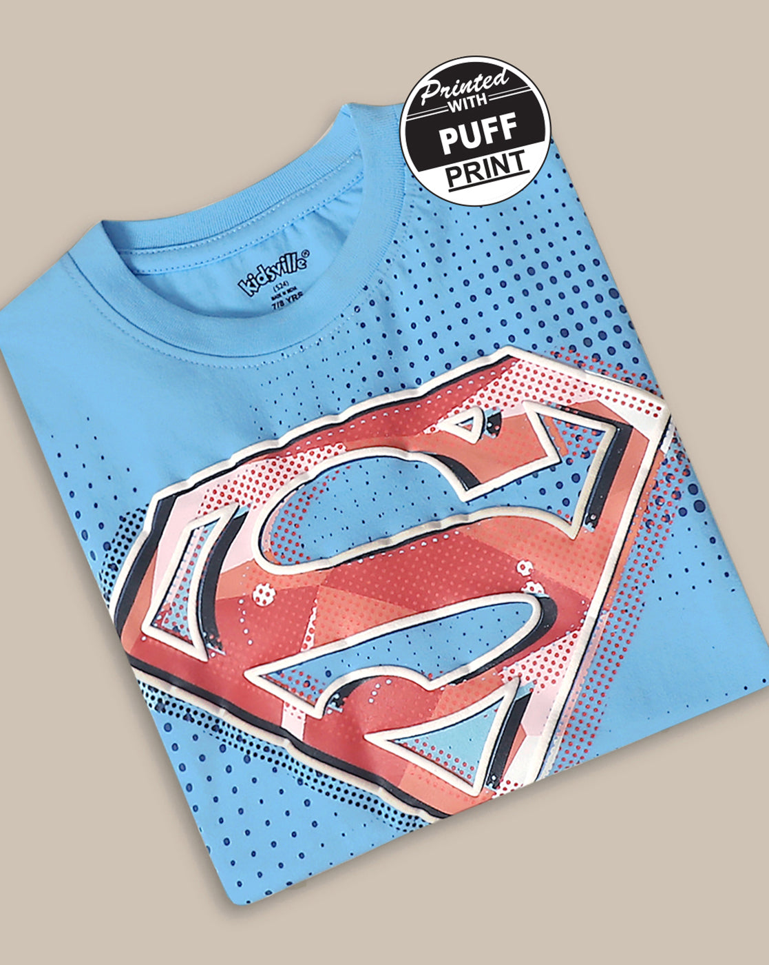 Superman Regular Fit Tshirt For Boys