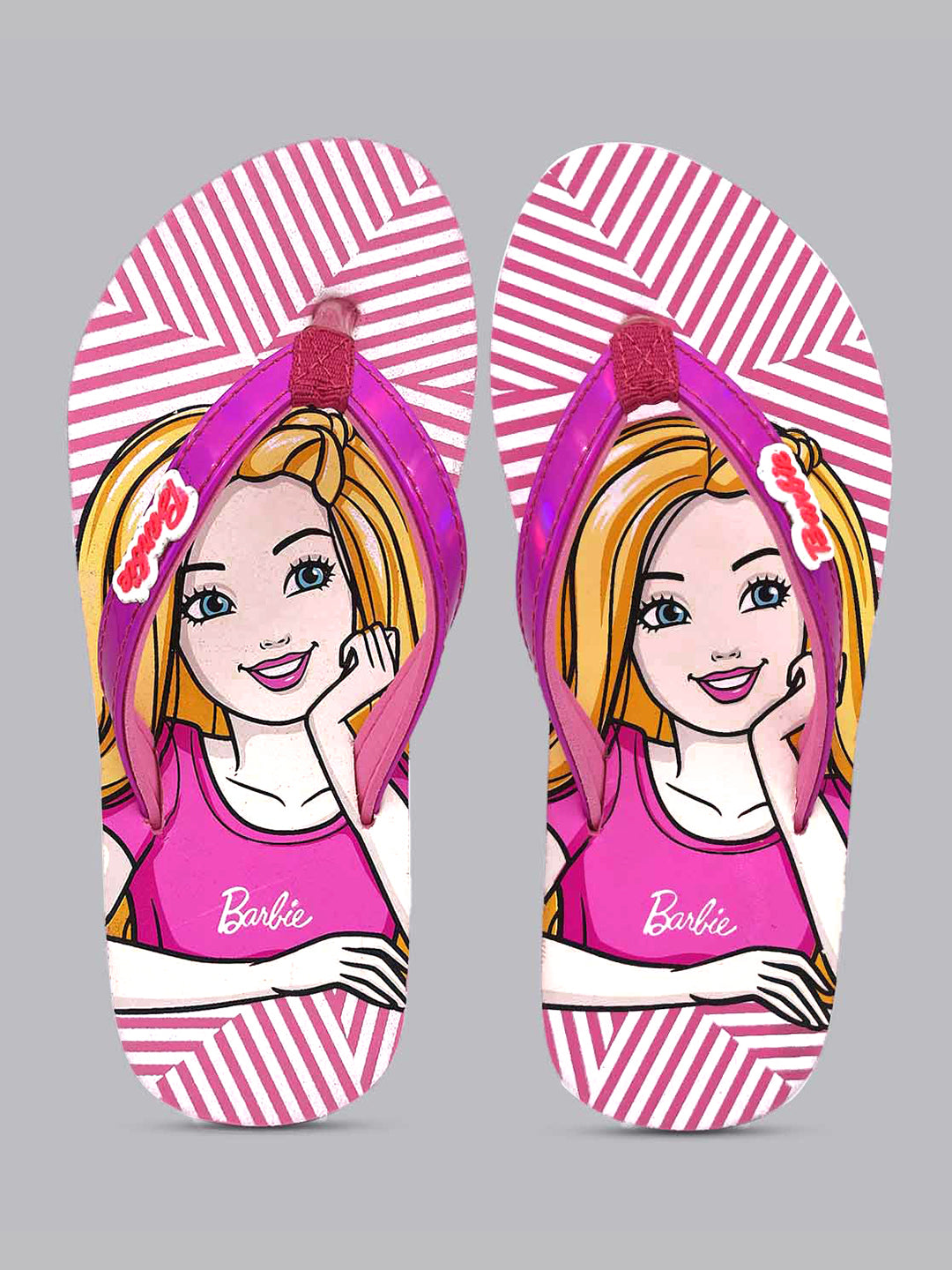 Barbie Pink Flip-Flop For Kids Girls