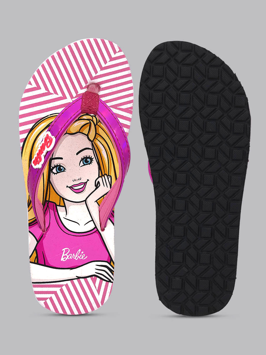 Barbie Pink Flip-Flop For Kids Girls