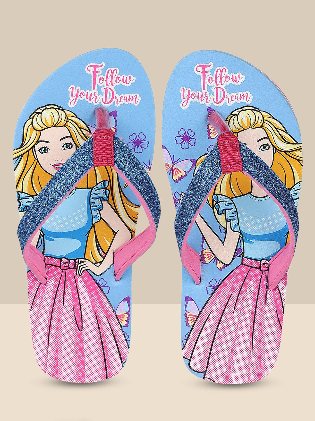 Barbie Flip-Flops For Kids Girls